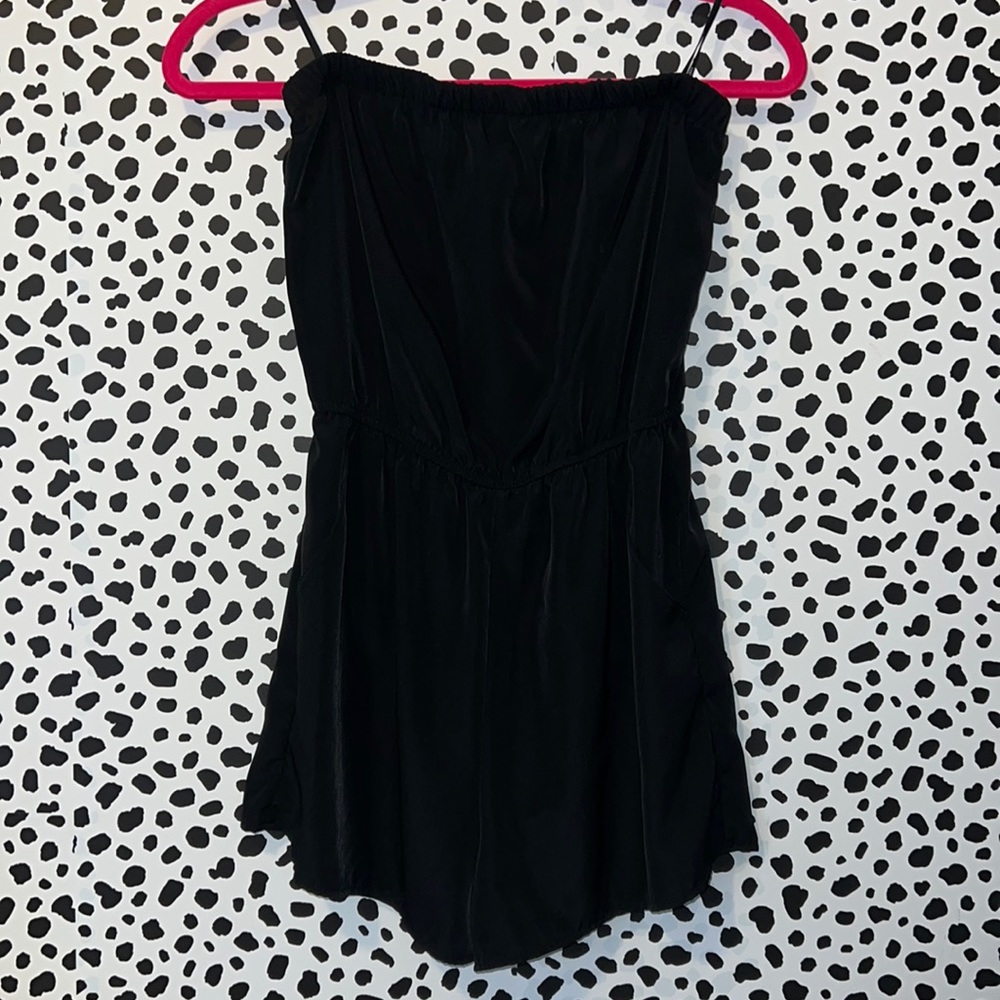 Forever 21 strapless black romper
